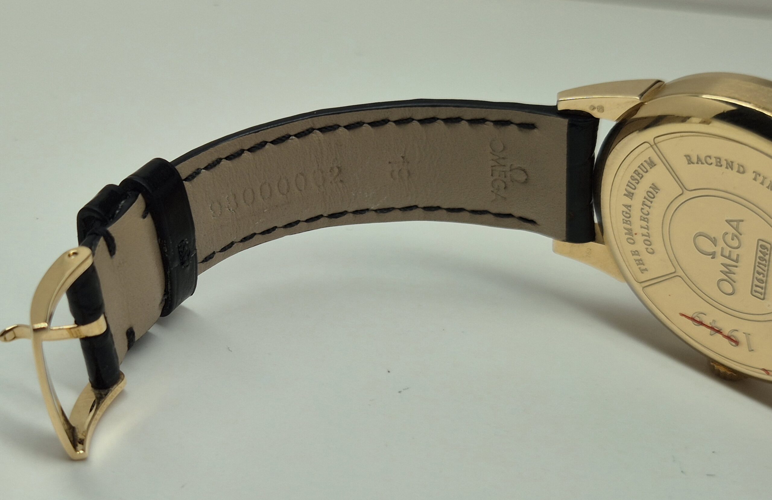 Omega Museum Collection 39mm No. 8 Recent Timer 1949 Rose Gold- 516.53.39.50.02.001 'B&P 2009' - Image 6