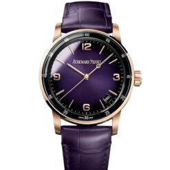 Audemars Piguet Code 11.59 38mm Automatic Pink Gold Purple Dial - 77410OR.OO.A623CR.01 'B&P' As New